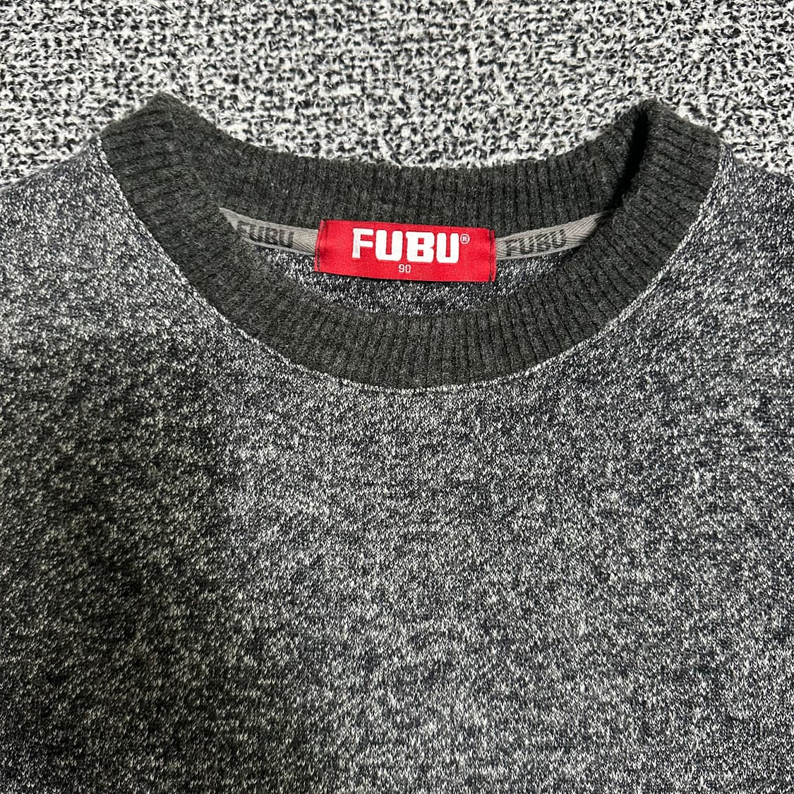 (90) FUBU 올드스쿨 니트 맨투맨 상품이미지2