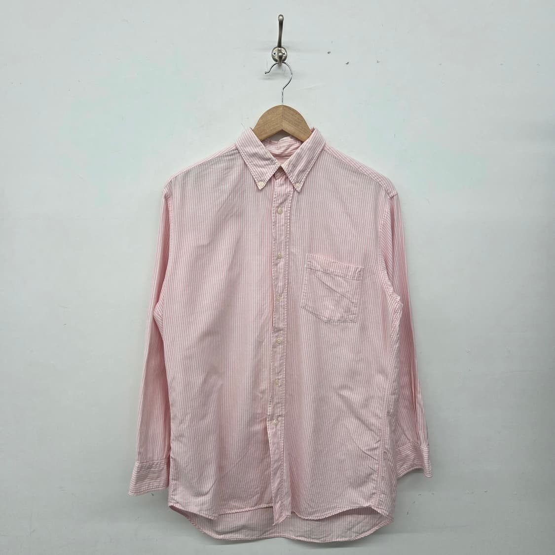 제이프레스 핑크 스트라이프 긴팔 셔츠 남성L 상품이미지1