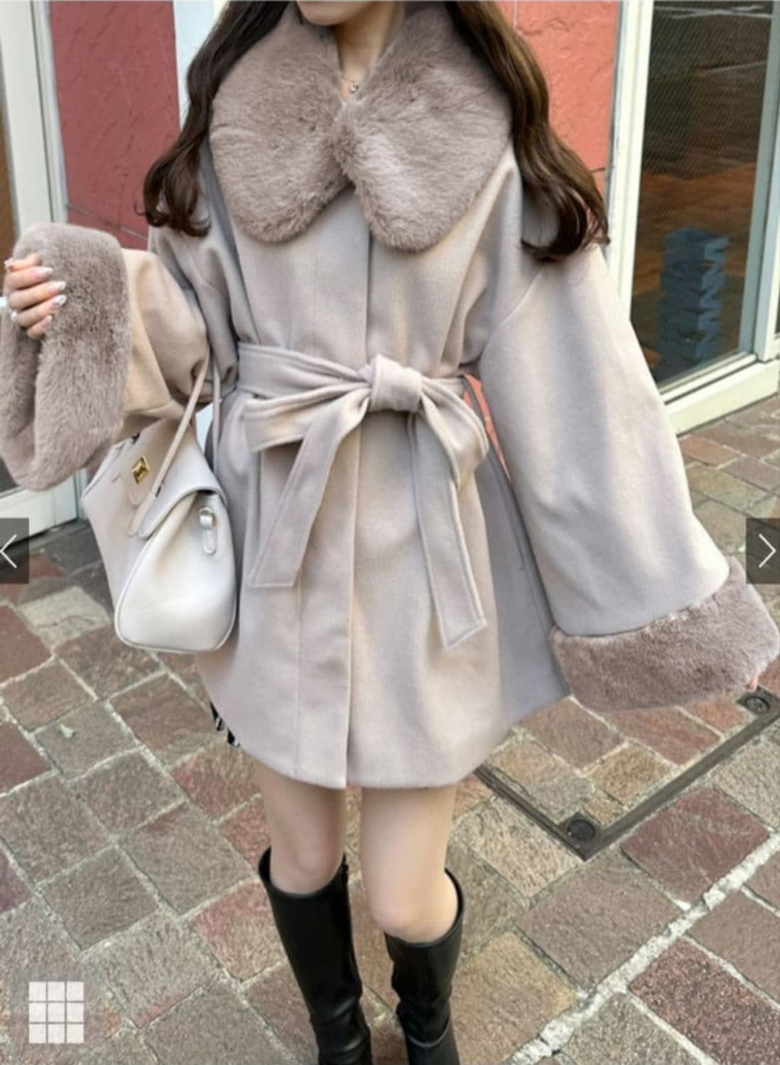 빈티지코트 달천 대장 y2k 히메로맨틱갸루 핀터깔 로리타 양산형지뢰계 상품이미지2