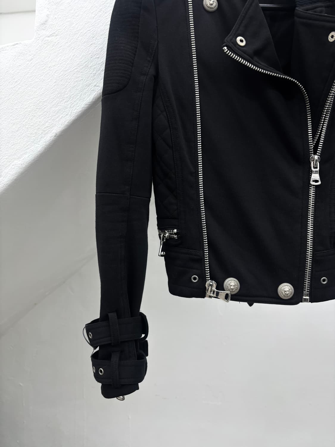 zipper eyelet strap jacket  상품이미지4