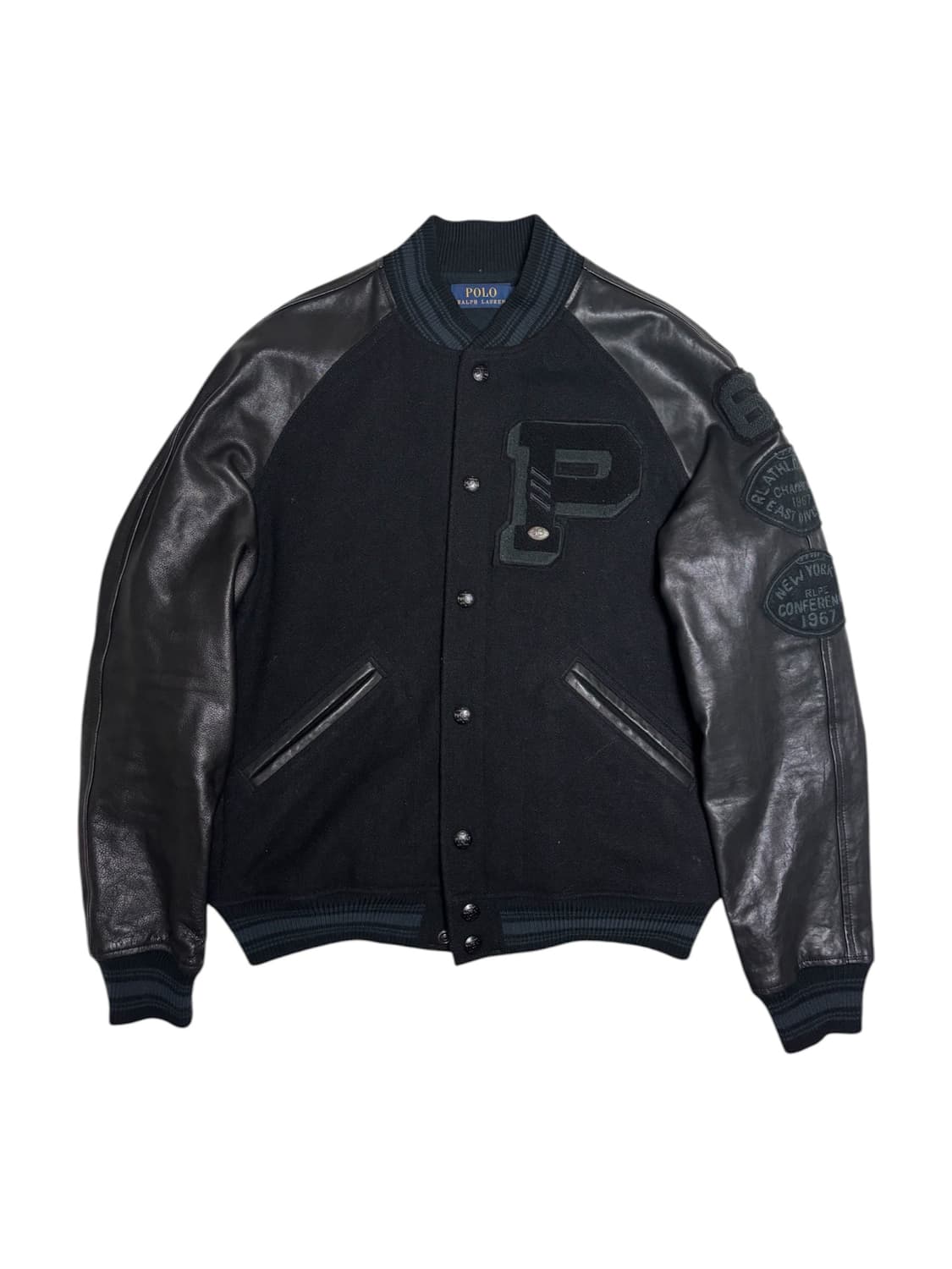 폴로 랄프로렌 아이코닉 레터맨 바시티 자켓 L 상품이미지1