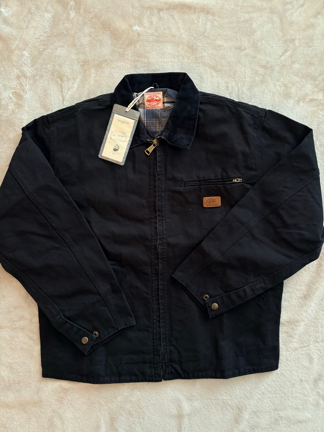 워크자켓 블랙 완전 새제품, 사이즈 L 상품이미지2