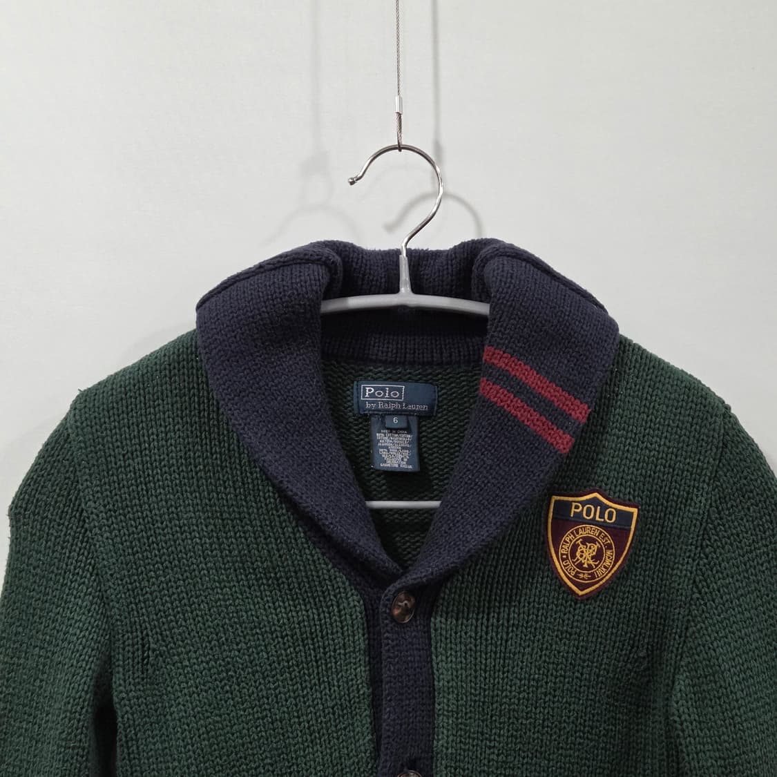 폴로랄프로렌 키즈 숄카라 니트 가디건 6 상품이미지2
