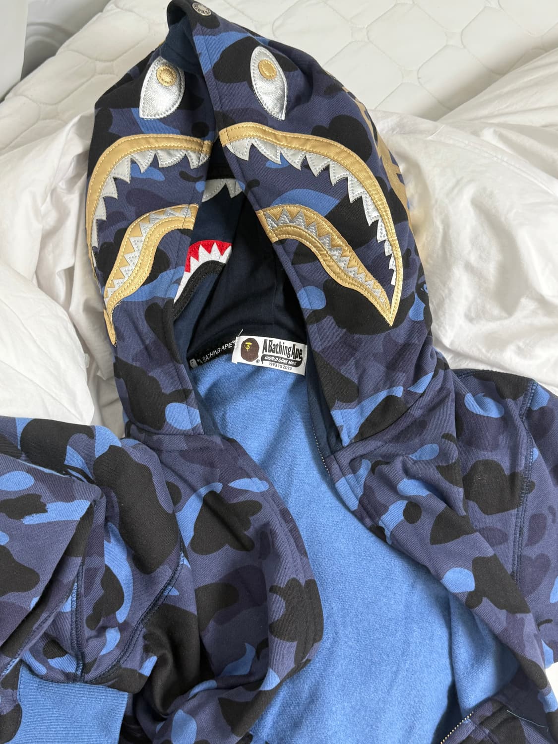 베이프 더블샤크후드 청계 금장 상품이미지2