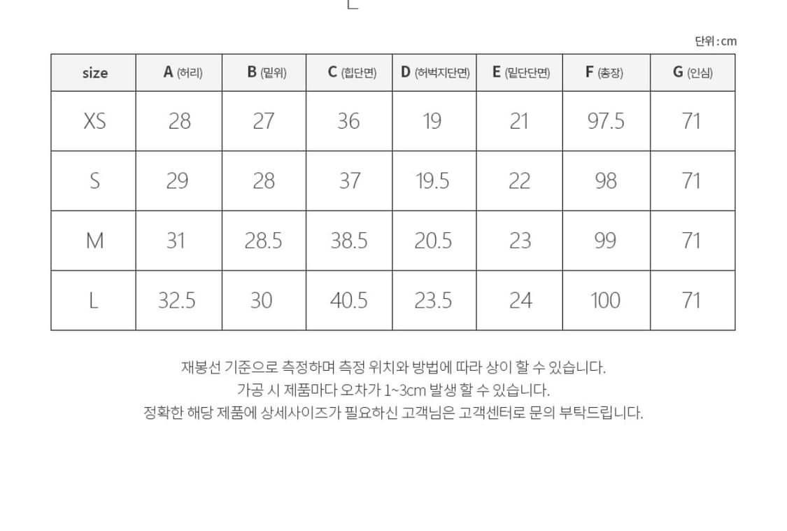 모디핏 청바지 상품이미지3