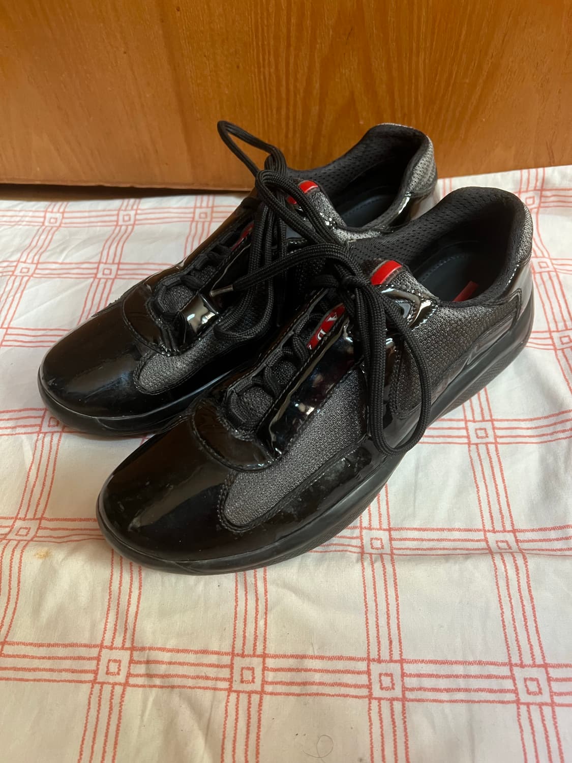 프라다 아메리카컵 og 블랙 유광 상품이미지4