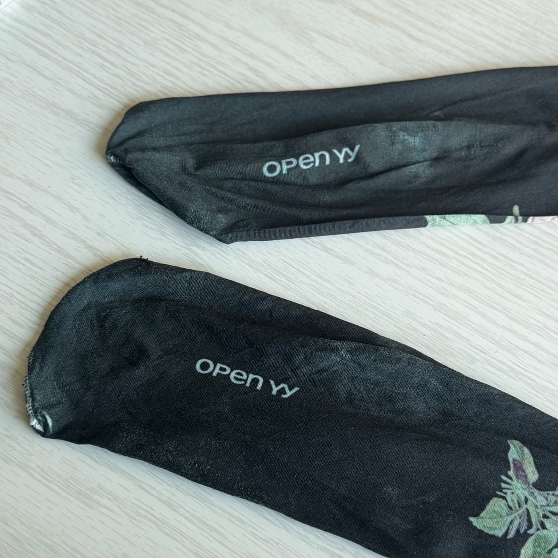 오픈와이와이 YY FLORAL TIGHTS BLACK 상품이미지2