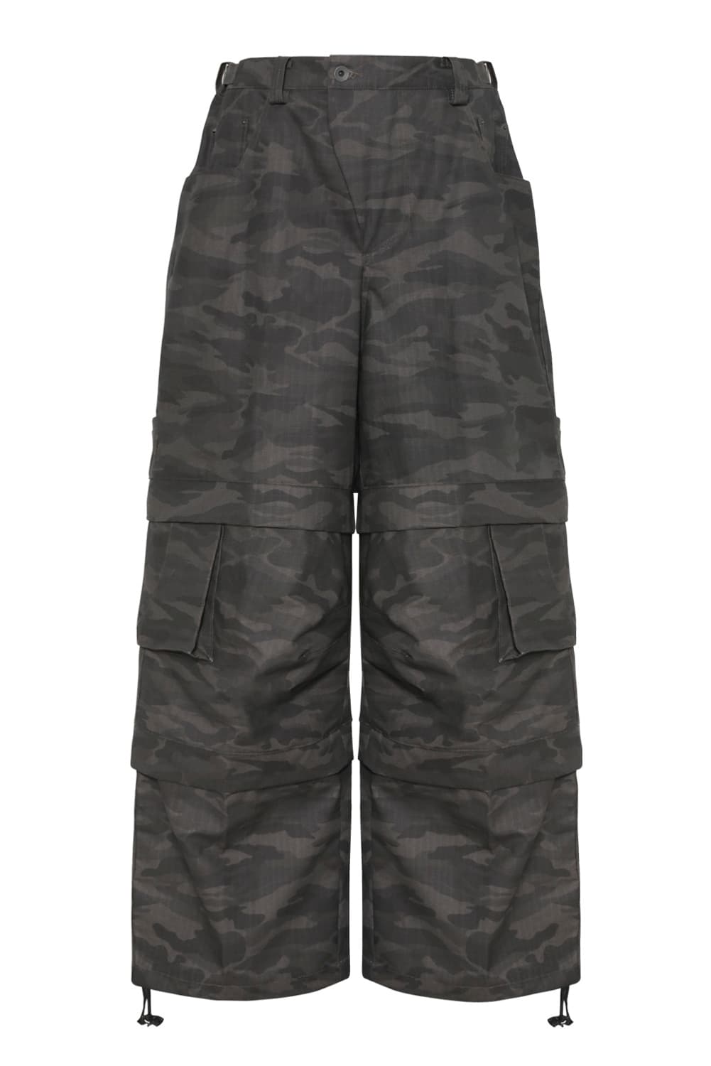 2)카미엔 타이탄 배기 팬츠 그레이 카모 상품이미지1