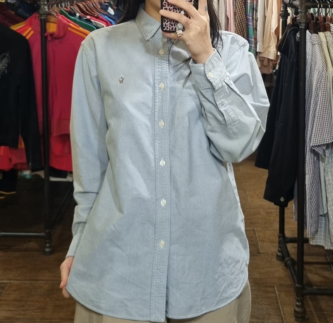 [Hi] polo 폴로 긴팔셔츠 스카이블루 상품이미지3