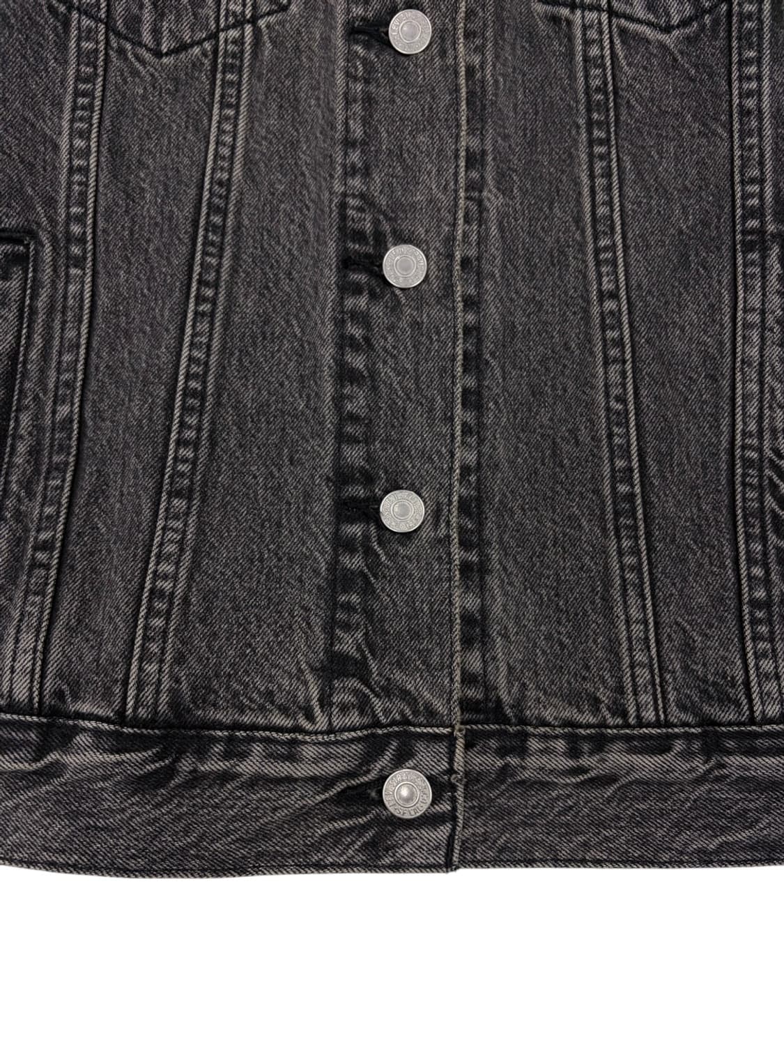 리바이스 흑청 데님 자켓 (여성M) 상품이미지5