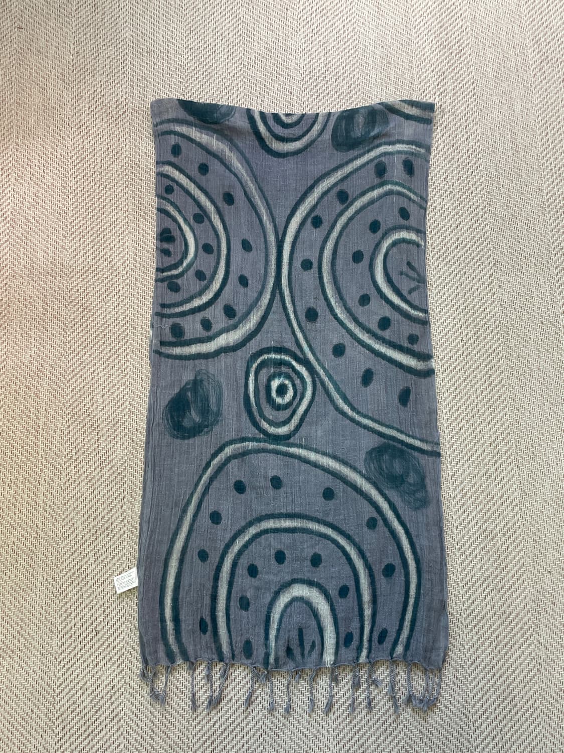 빈티지 도트 에스닉 머플러  상품이미지3