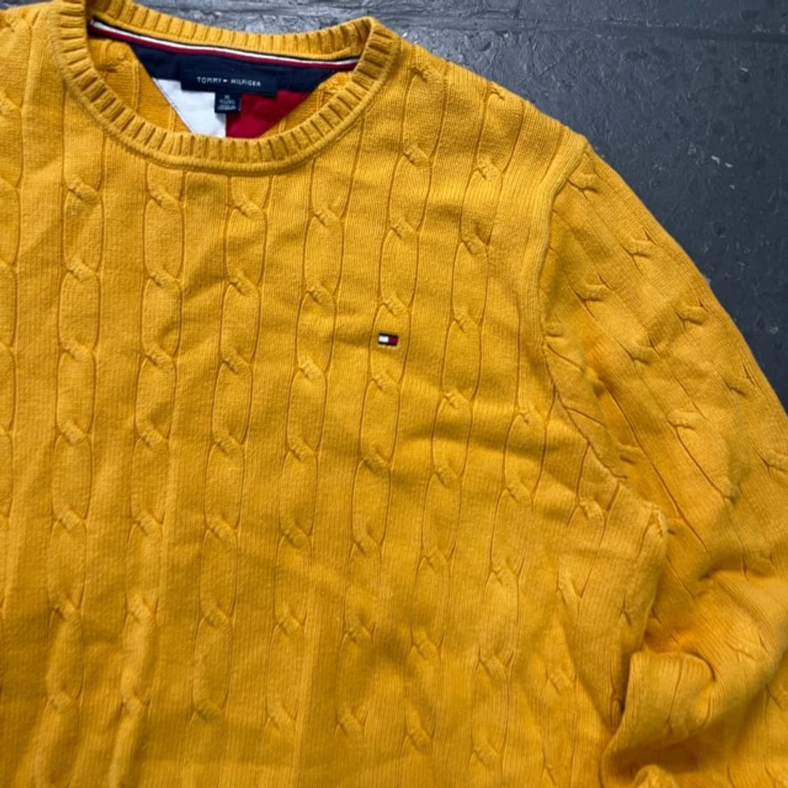 105 타미힐피거 꽈배기 니트  상품이미지2