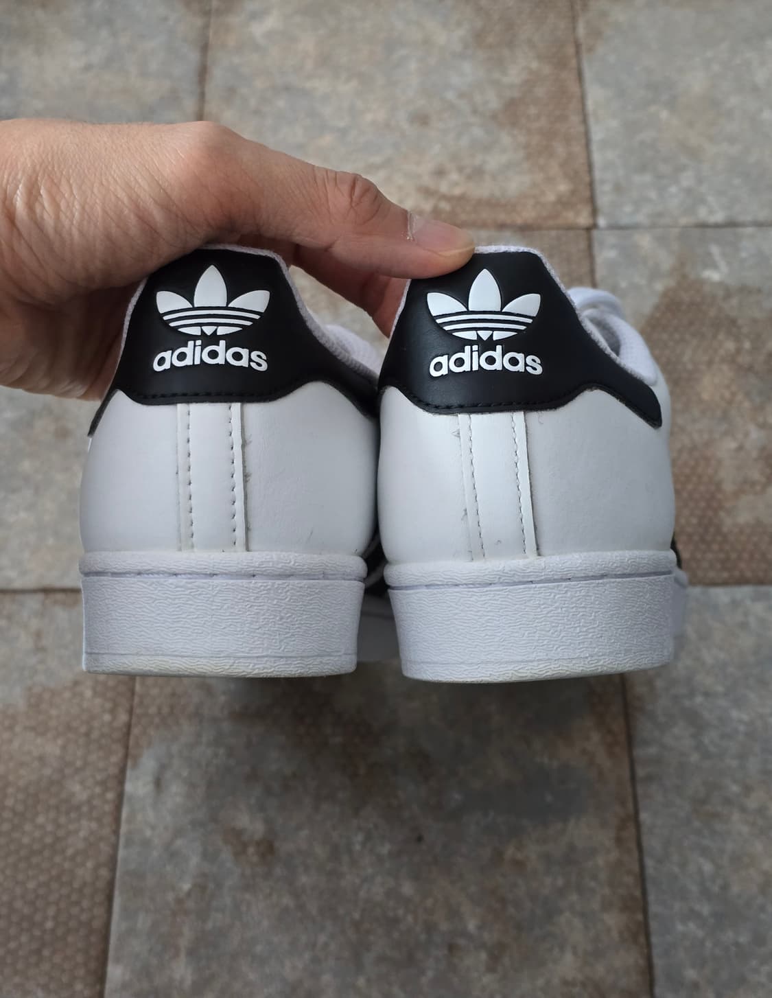 (265)아디다스 슈퍼스타 화이트 블랙  상품이미지7