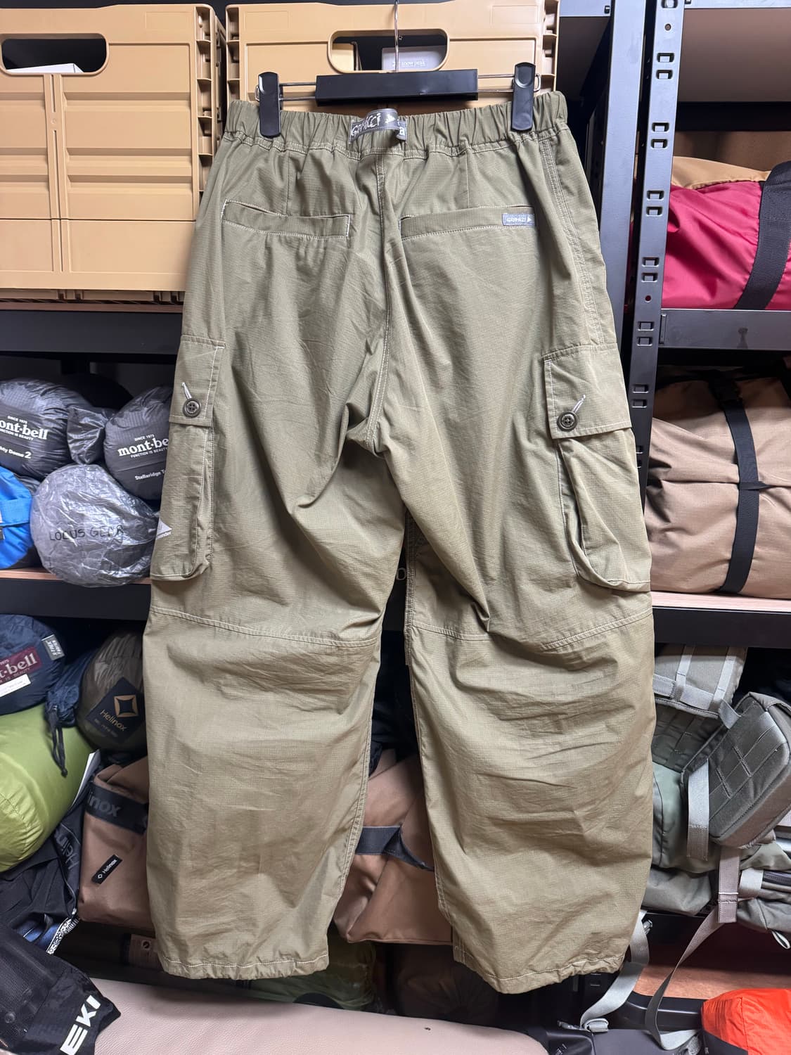 and wander 앤드원더 X 그라미치  밀리터리 와이드 팬츠 M 상품이미지8