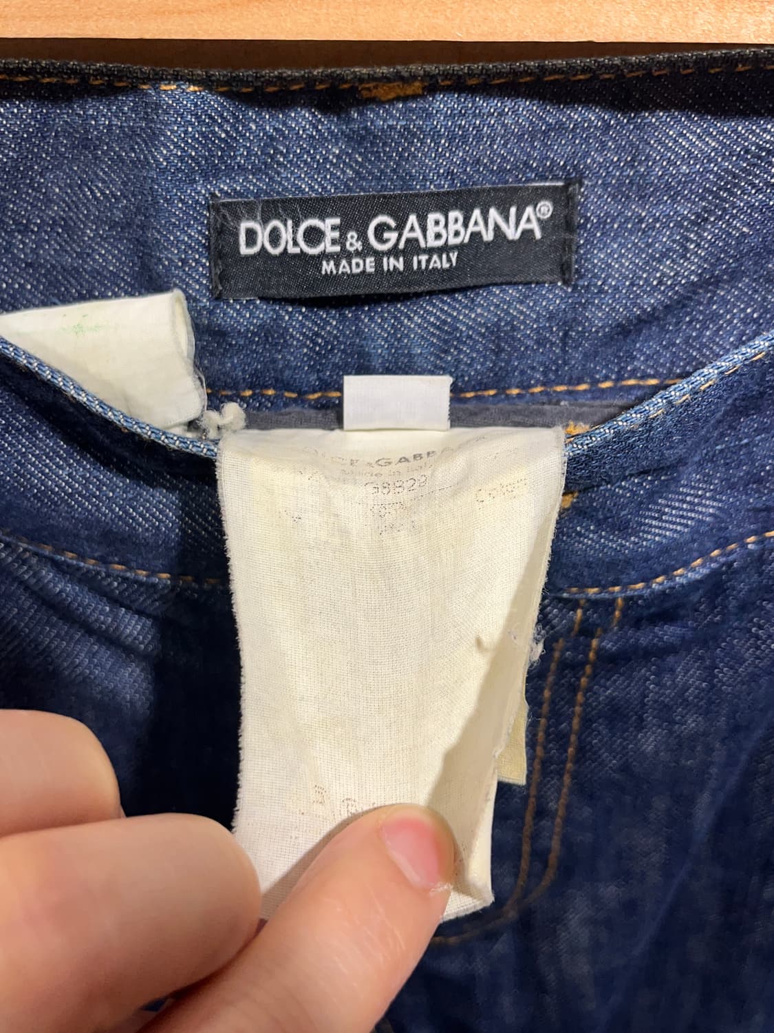 돌체앤 가바나 생지 데님팬츠 상품이미지7