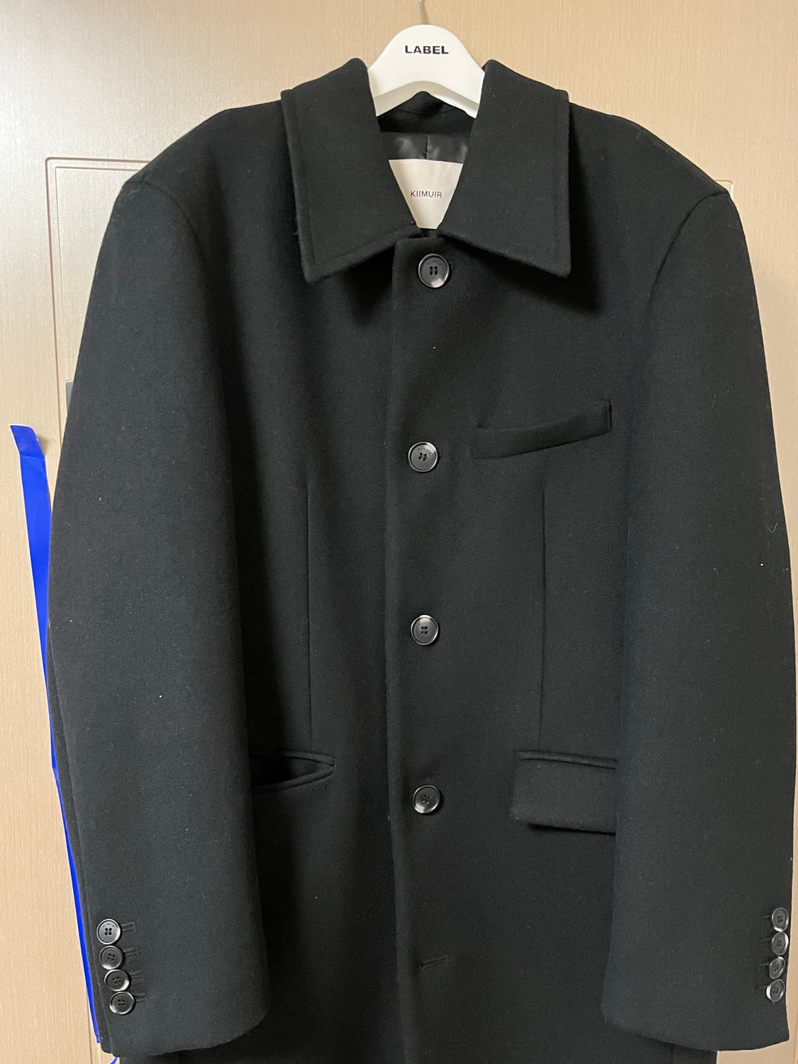 키뮤어 [WOOL 80] 울리치 대디핏 맥코트_블랙 상품이미지4