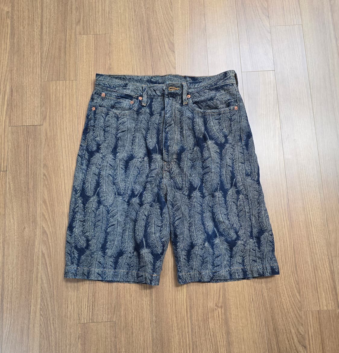 (32) 캐피탈 12온즈 맥파이 데님 반바지 쇼츠  상품이미지1
