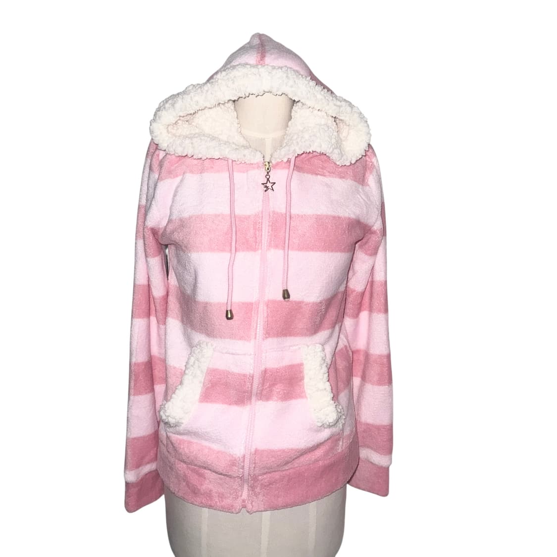Pink hood zip-up 상품이미지1