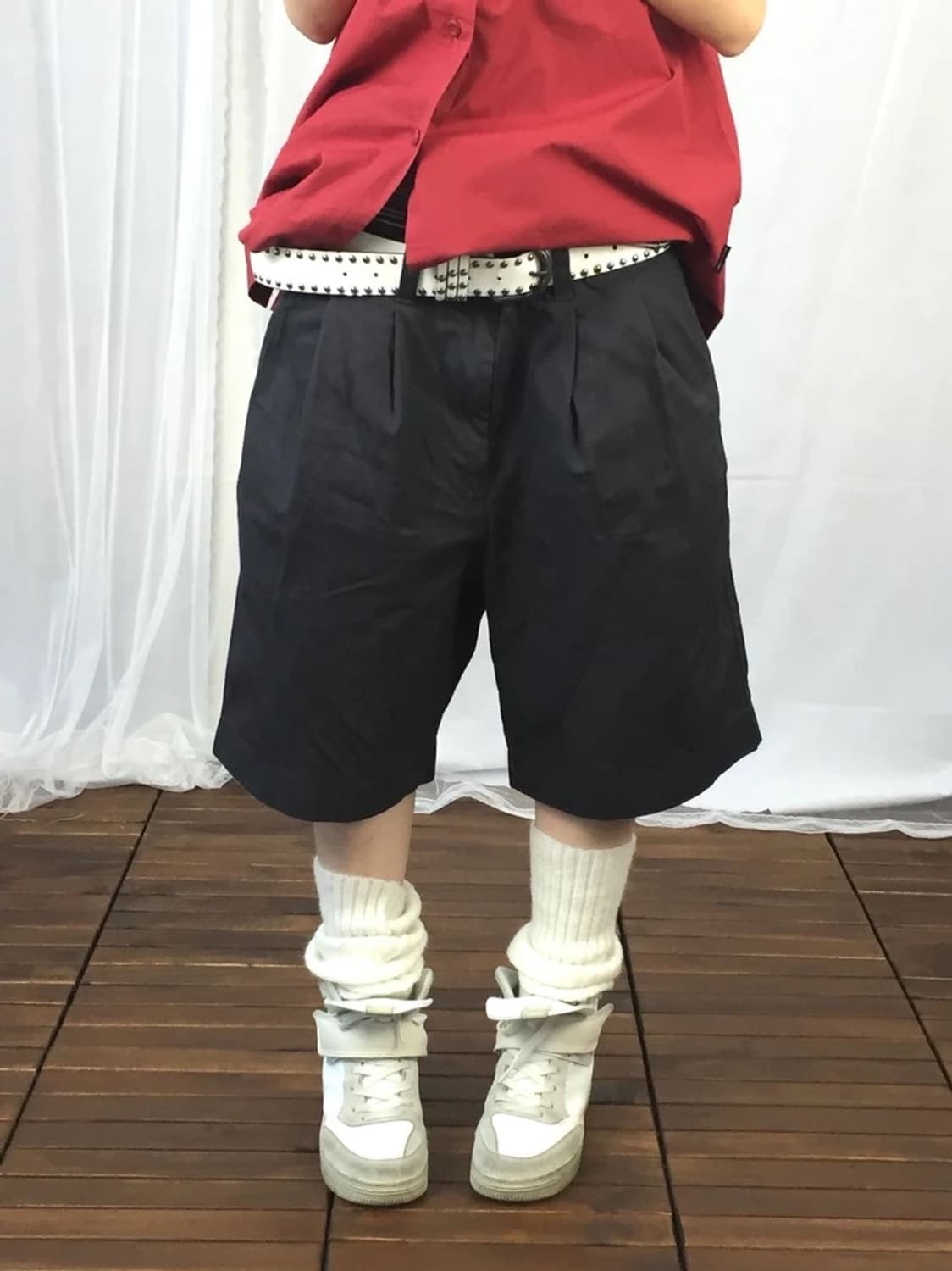 JW Anderson Uniqlo Pleated Shorts 상품이미지1