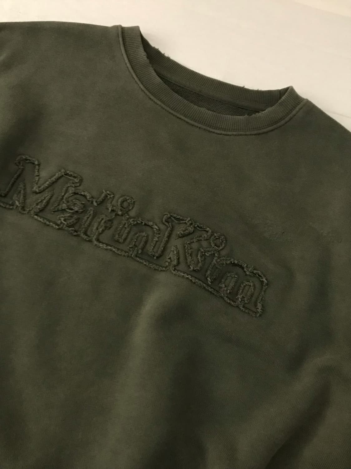 마뗑킴 빈티지 컬러 로고 맨투맨 상품이미지5