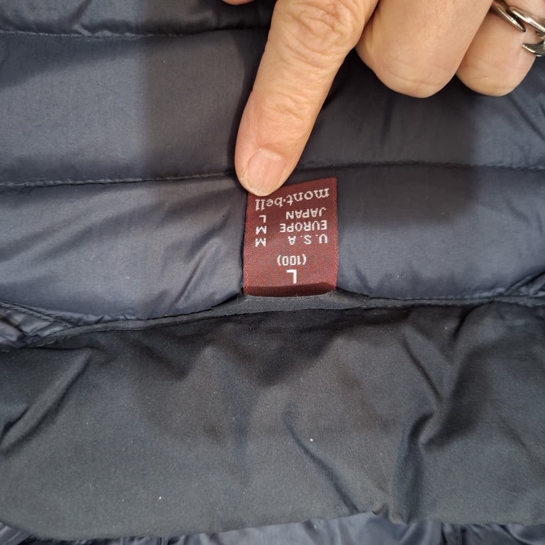 몽벨 구스경량패딩L 상품이미지2