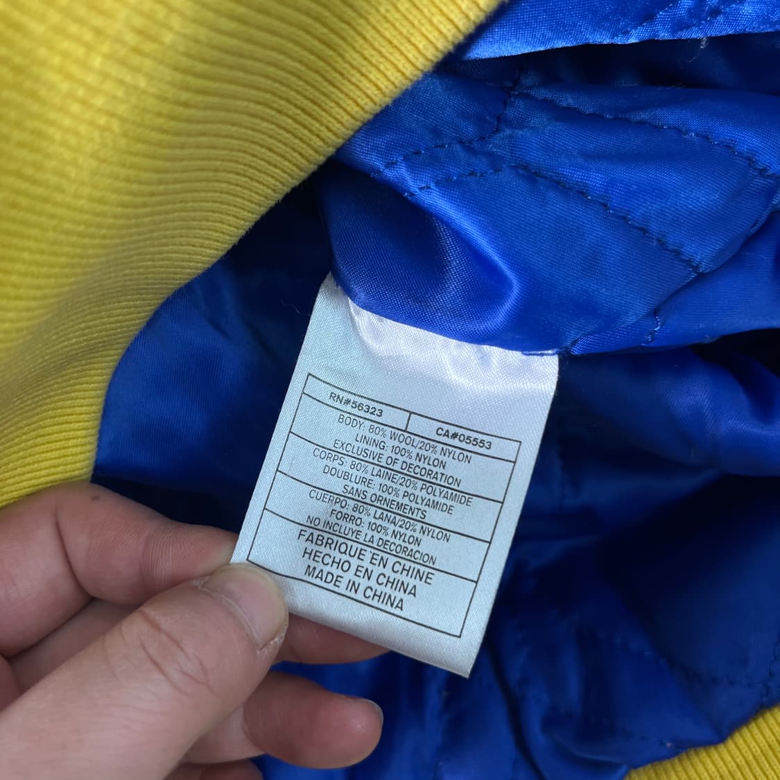 100 나이키 X 슈프림 스타장 슈나장 블루 2007 바시티 자켓 상품이미지8