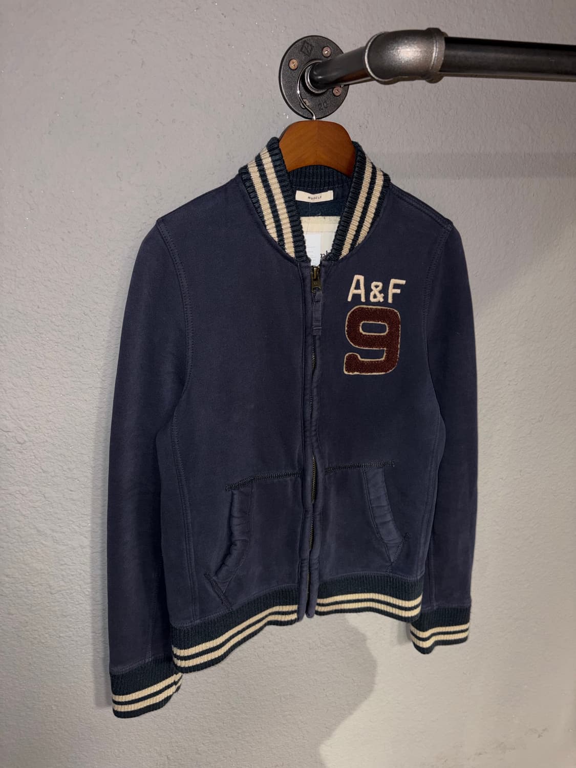 아베크롬비 배색 코튼 집업 상품이미지4