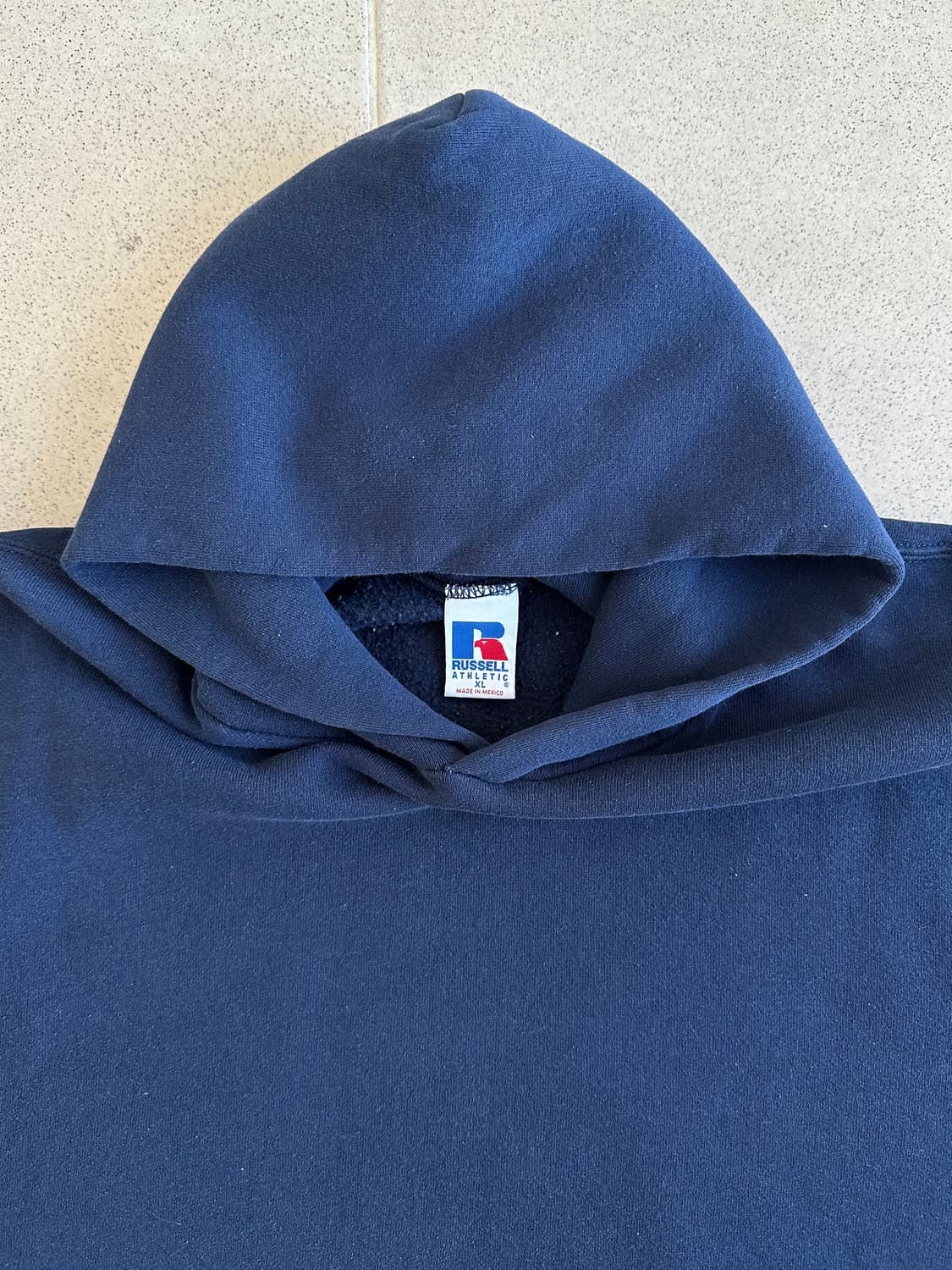 90s 빈티지 러셀 후드 네이비 XL 상품이미지6