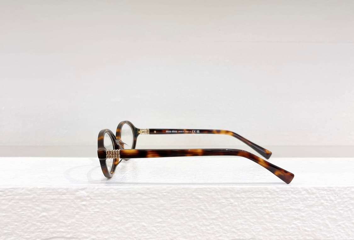 미우 미우 리가드 선글라스 블루 렌즈 허니 톨토이즈쉘 아세테이트 스탠다드 상품이미지2