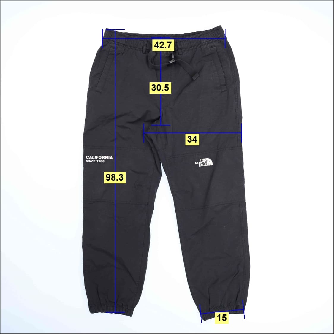 90 노스페이스 블랙 조거팬츠 0210H2 상품이미지6