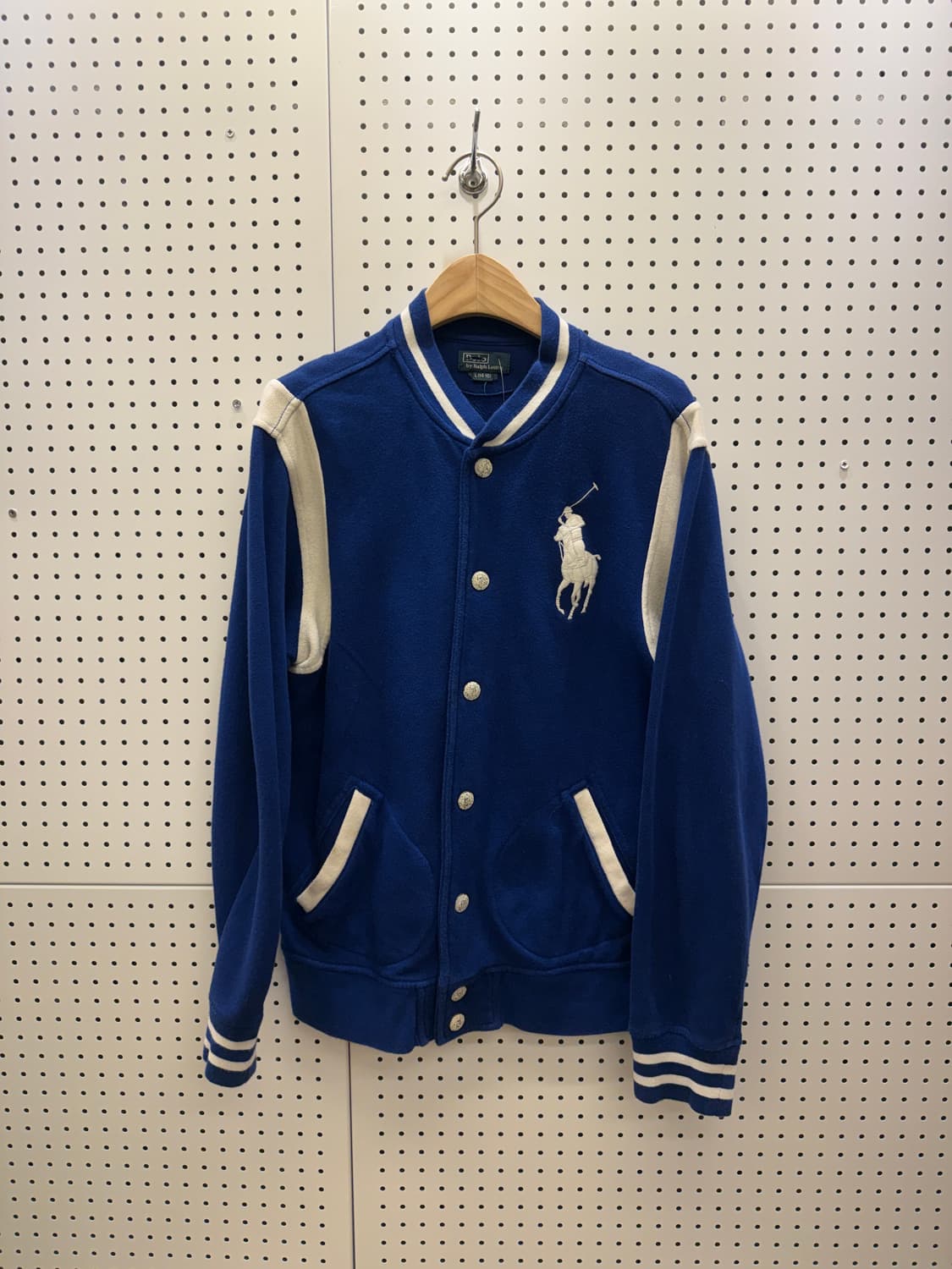 폴로 랄프로렌 빅포니 자수 빅로고 스웻 바시티 자켓 U325 상품이미지2