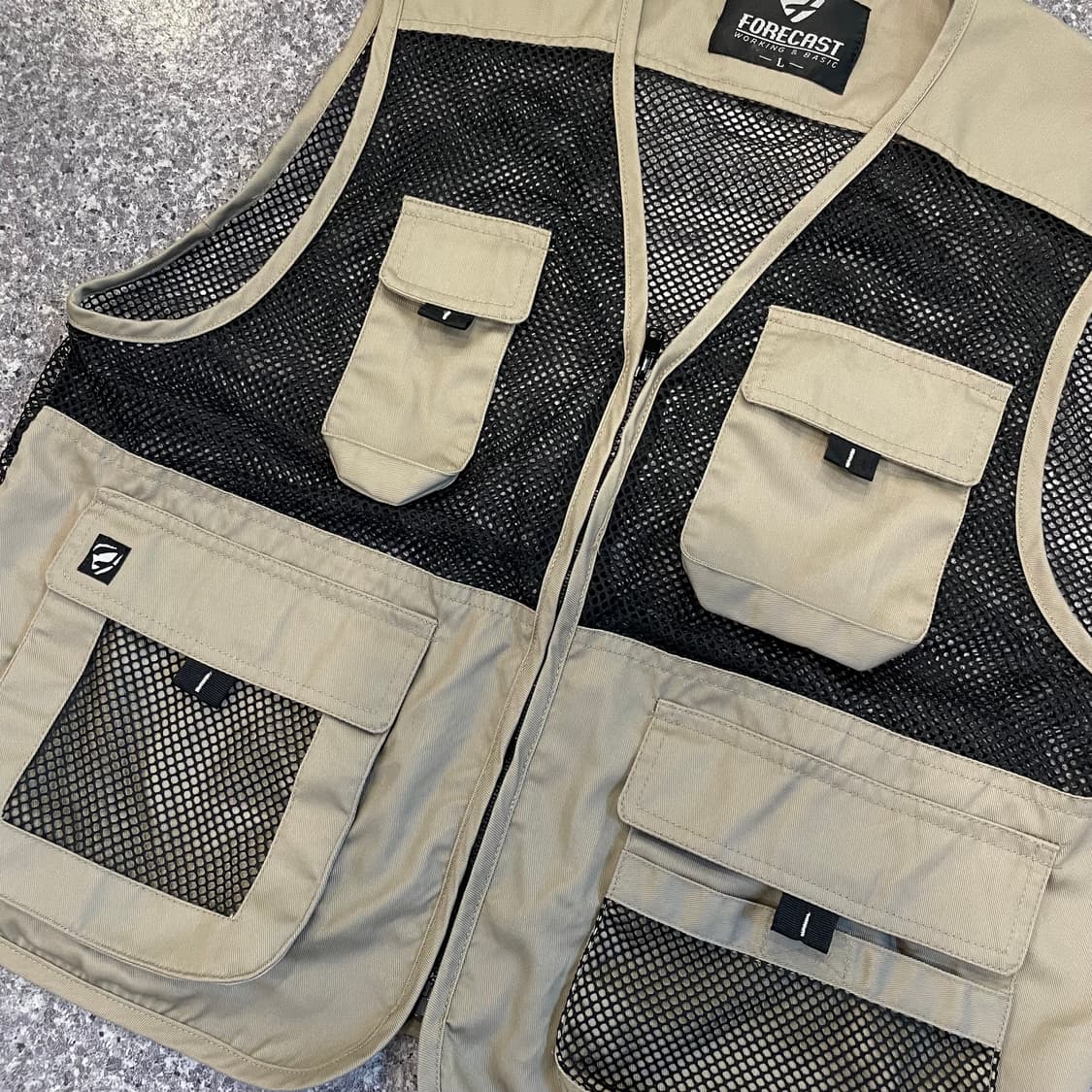 빈티지 매쉬 피싱 베스트 조끼 상품이미지3