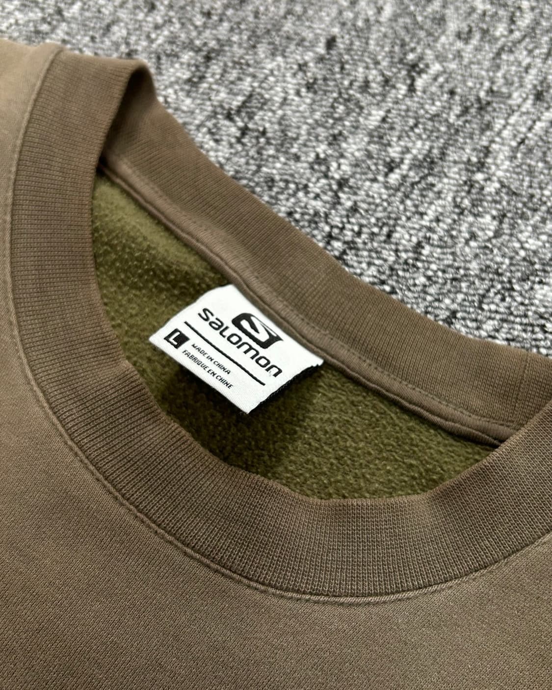 살로몬 브라운 빅로고 맨투맨  상품이미지7