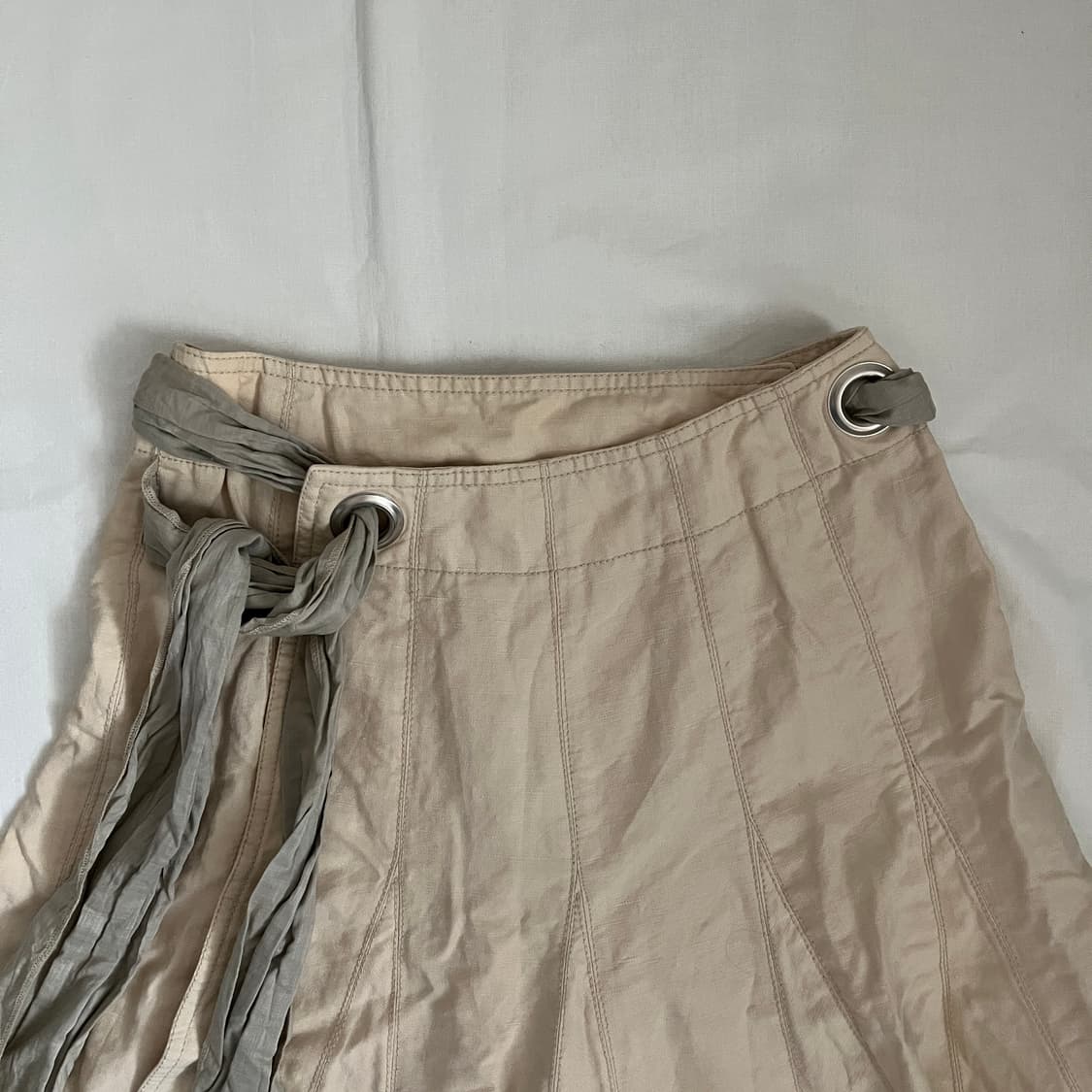 vintage eyelet wrap mermaid skirt 상품이미지6