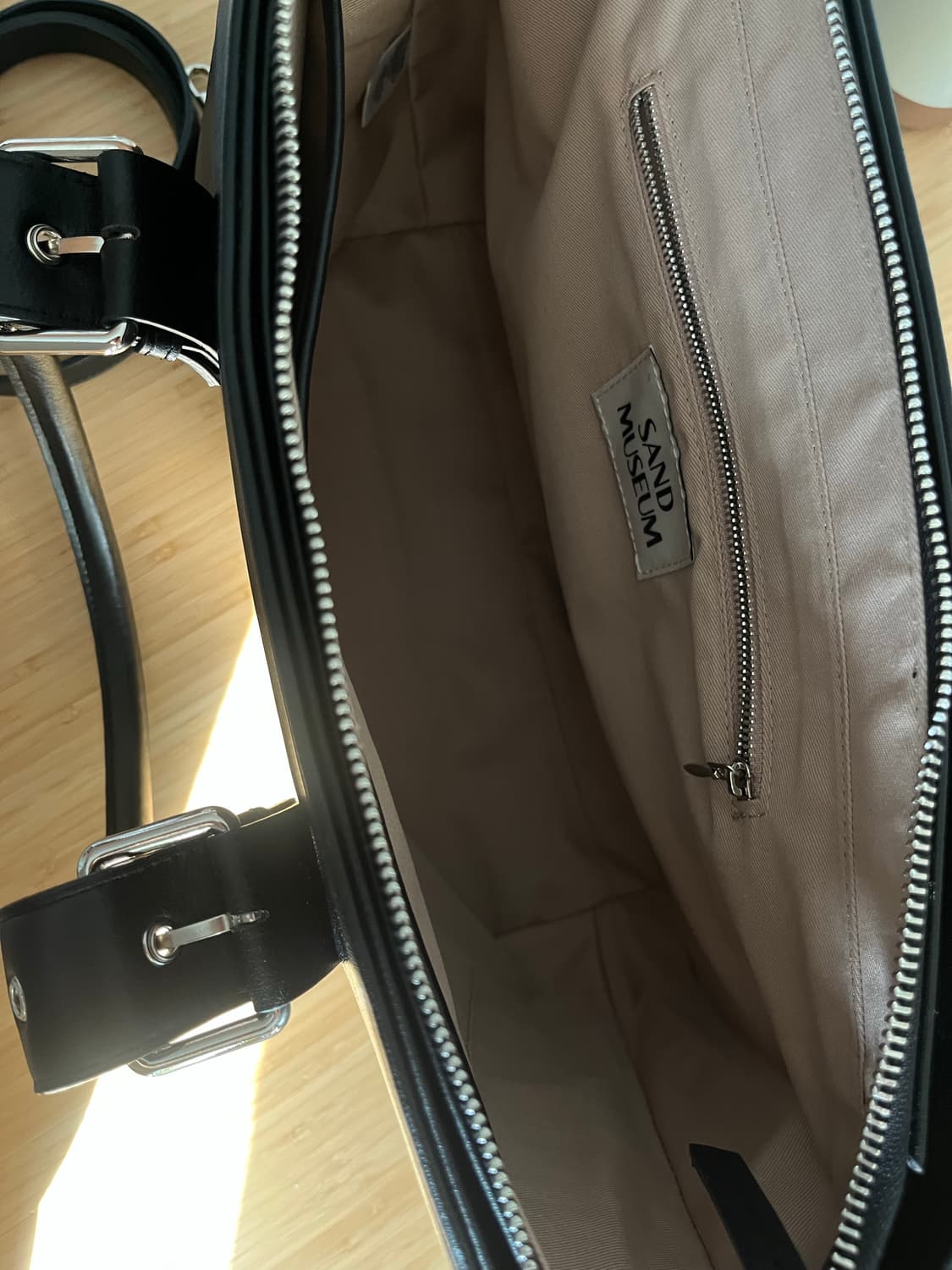 샌드뮤지엄 ROVER TOTE black 토트백 빅백 크로스 상품이미지5