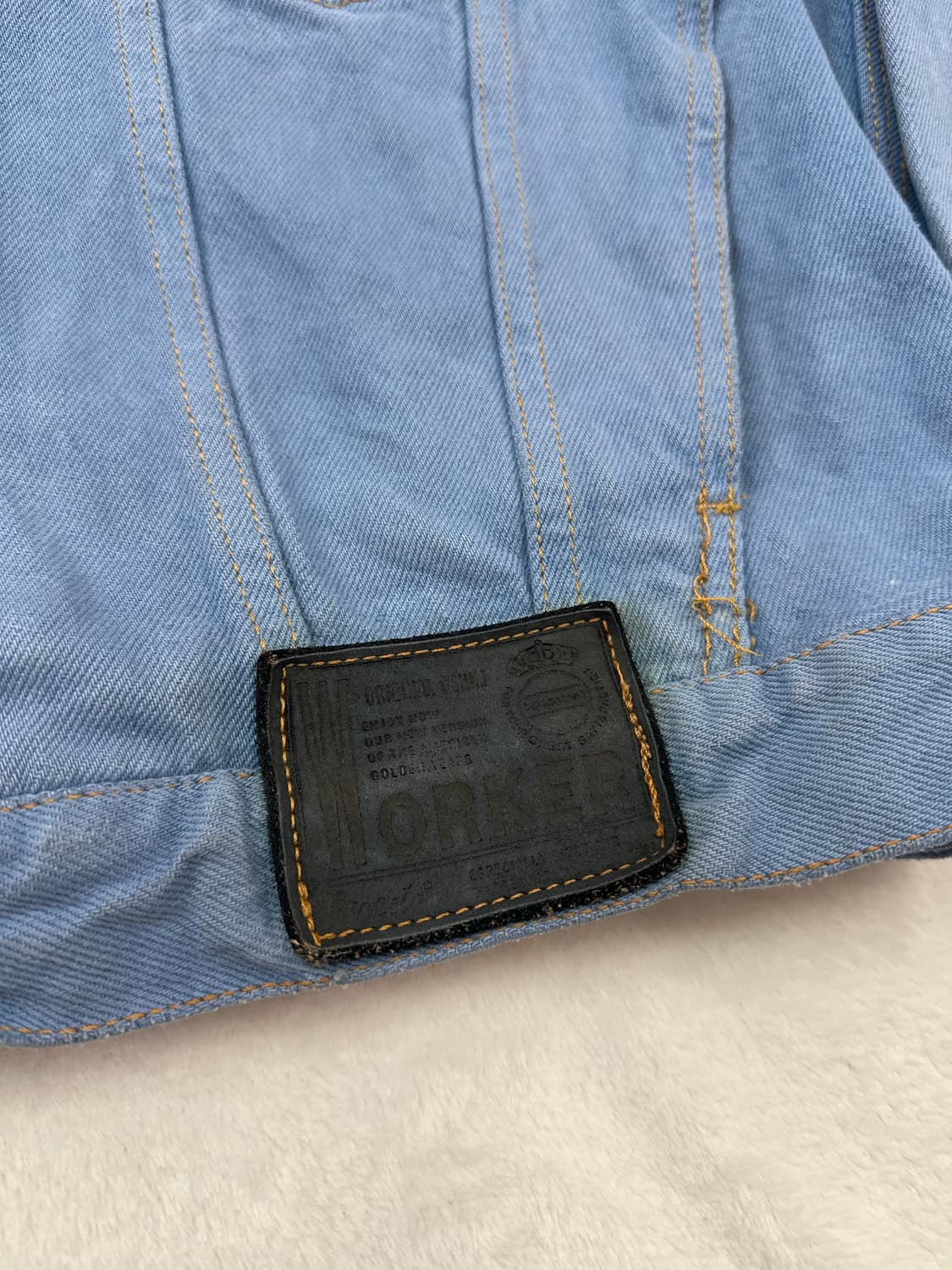 (L)80-90s ernesto 이탈리아 빈티지 데님 워크 자켓 상품이미지7