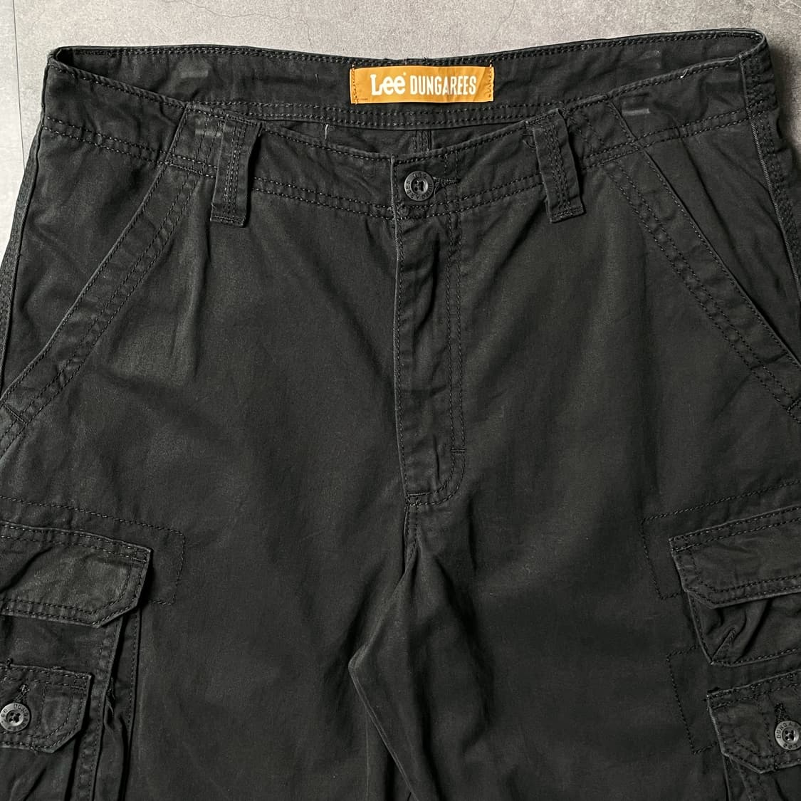 LEE 리 블랙 카고 워크 하프팬츠 A01186 상품이미지2