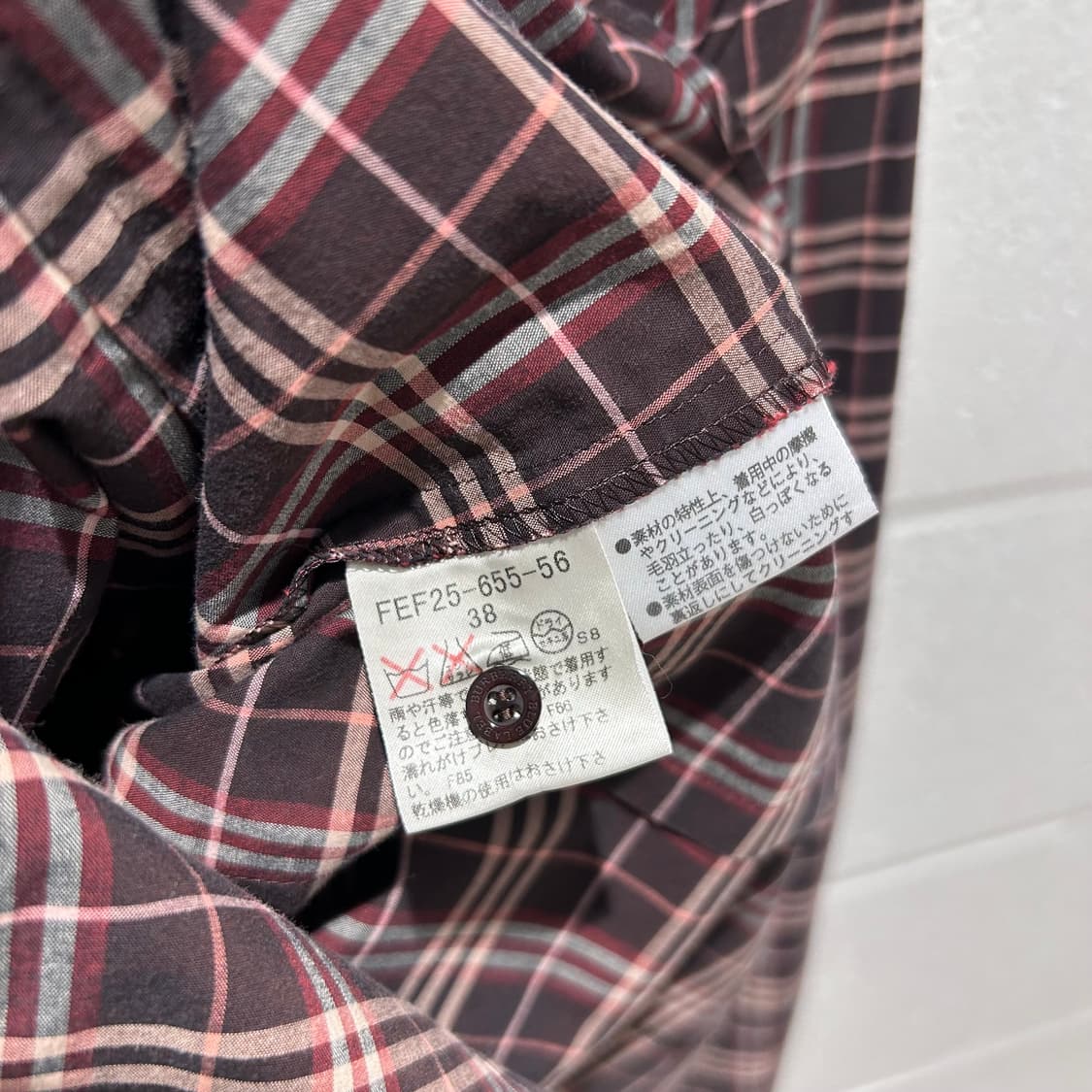 Burberry Logo Embroidered check Shirts 상품이미지9