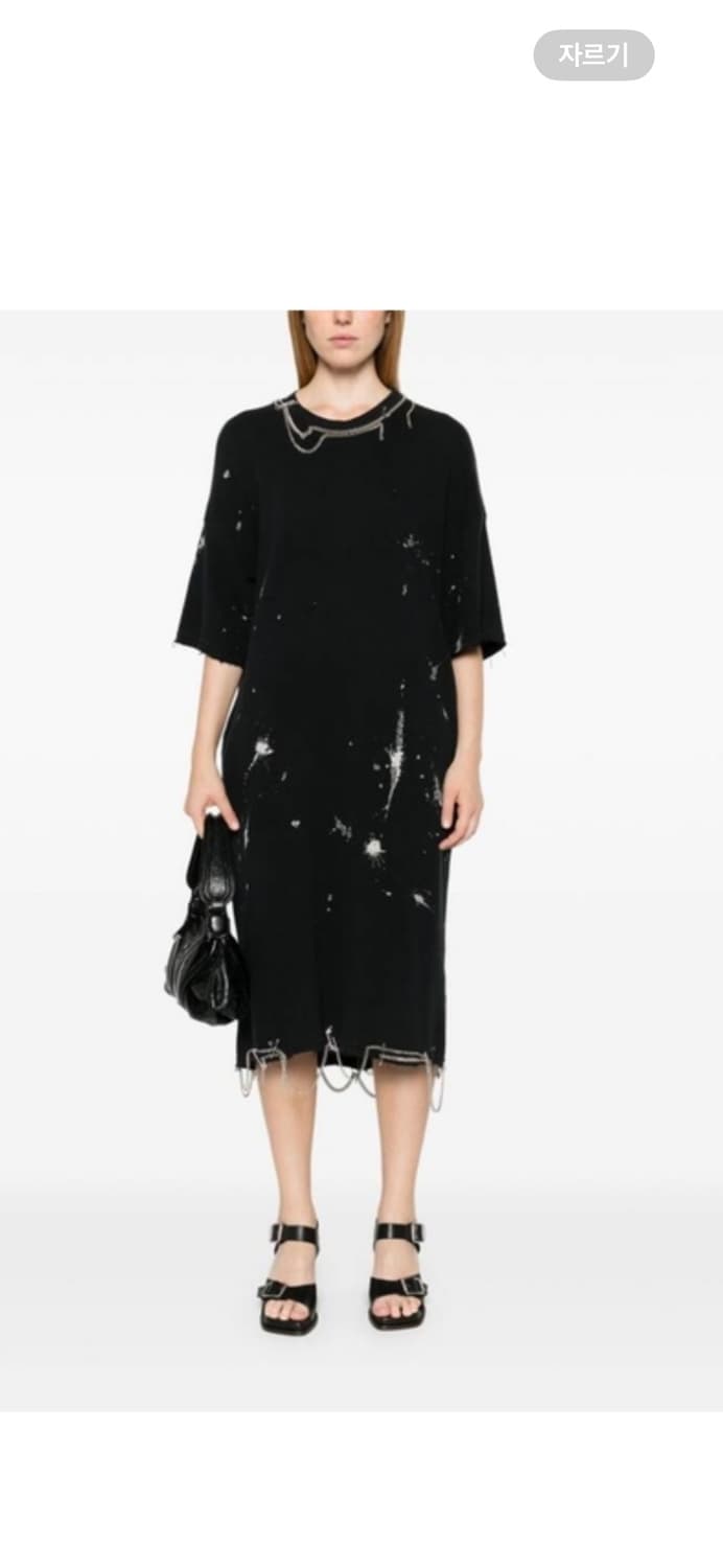r13 블랙 원피스 xs 상품이미지1