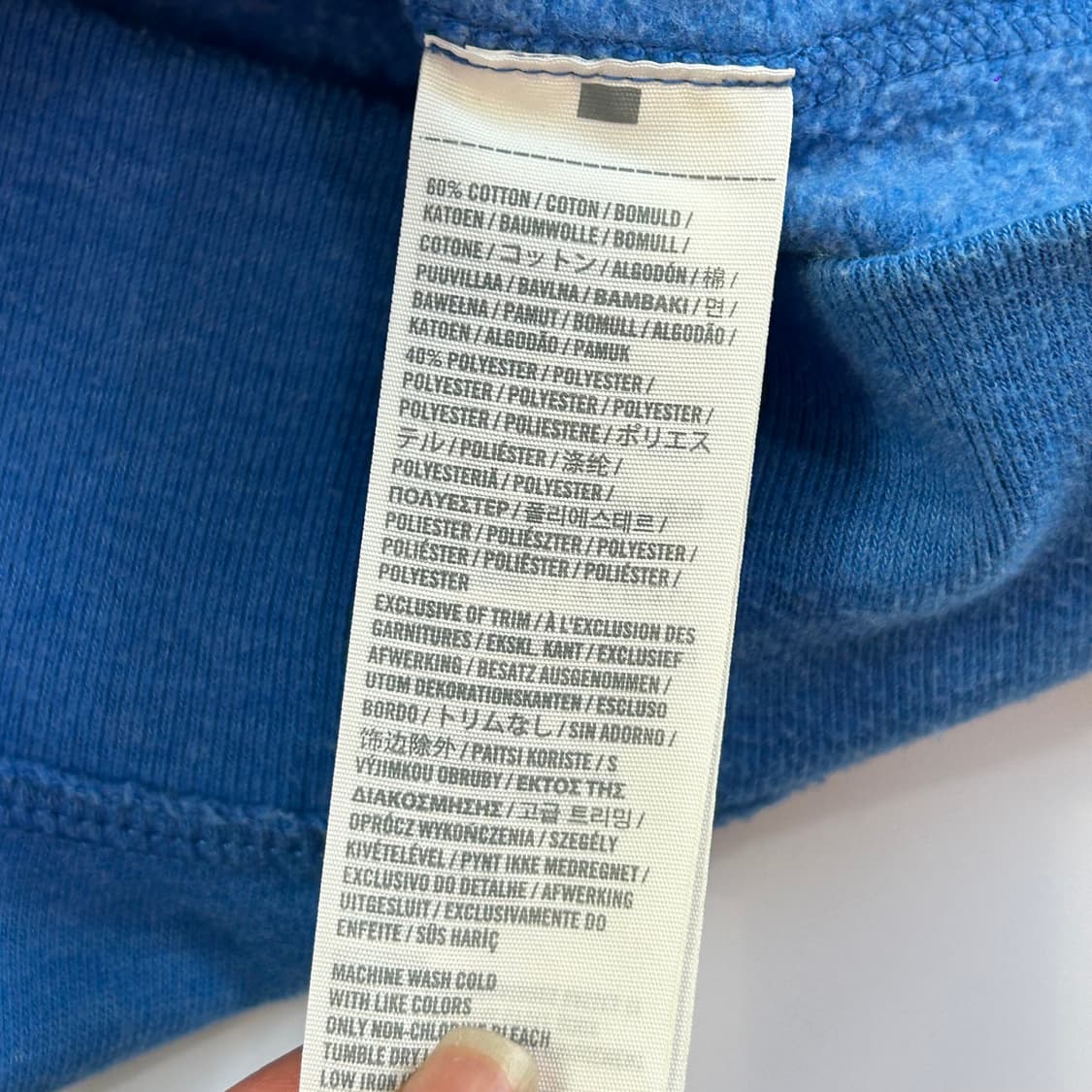 Hollister 홀리스터 사이드 로고 블루 후드집업 상품이미지7