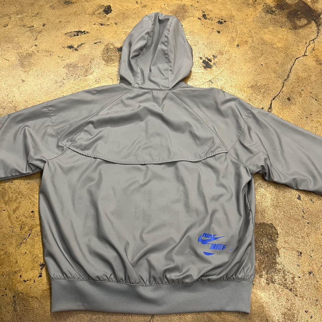 [정품/XL] 나이키 바람막이 회색 후드 집업 b14 상품이미지4