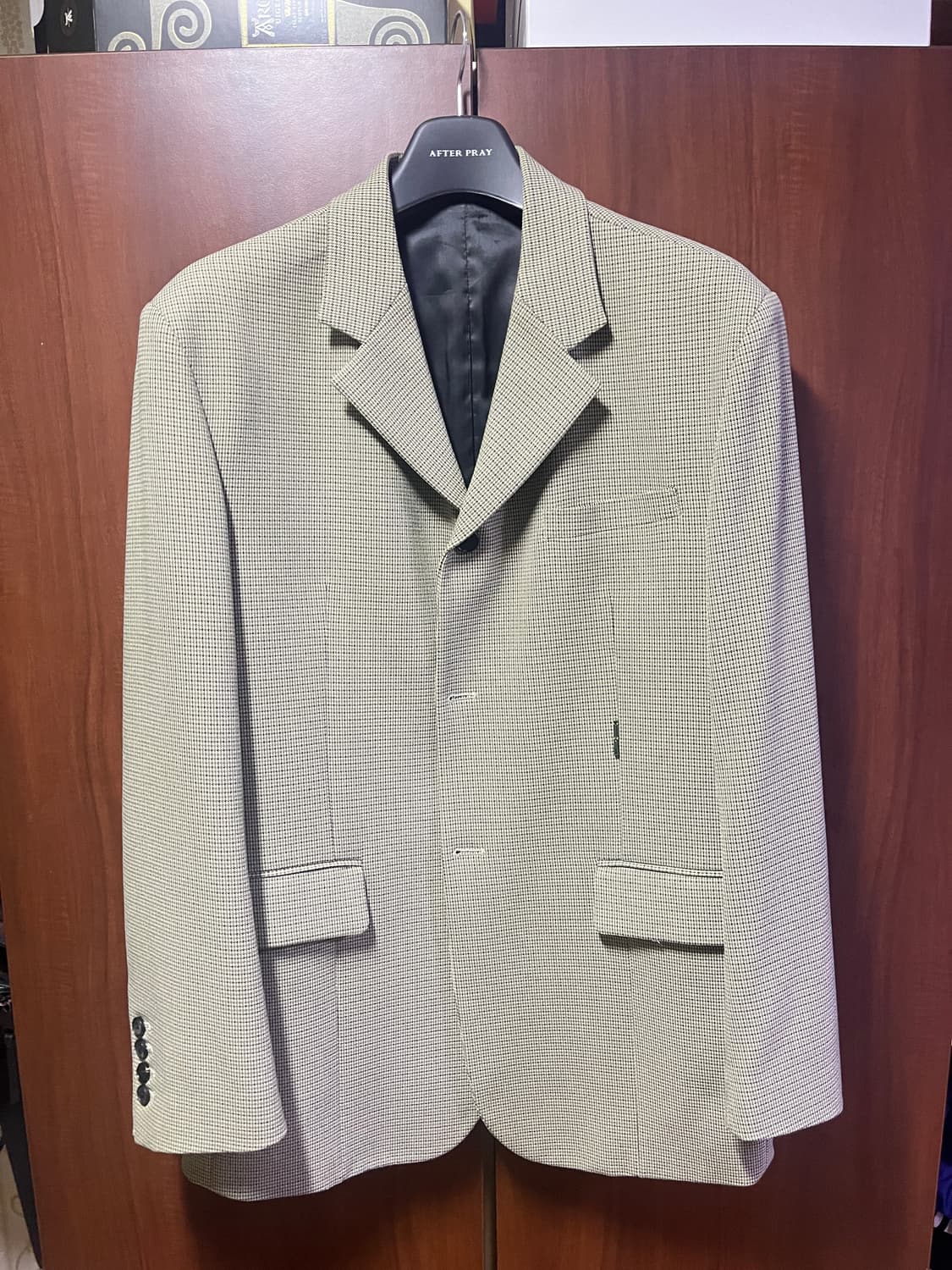STU office 그린체크 블레이저 L 상품이미지1