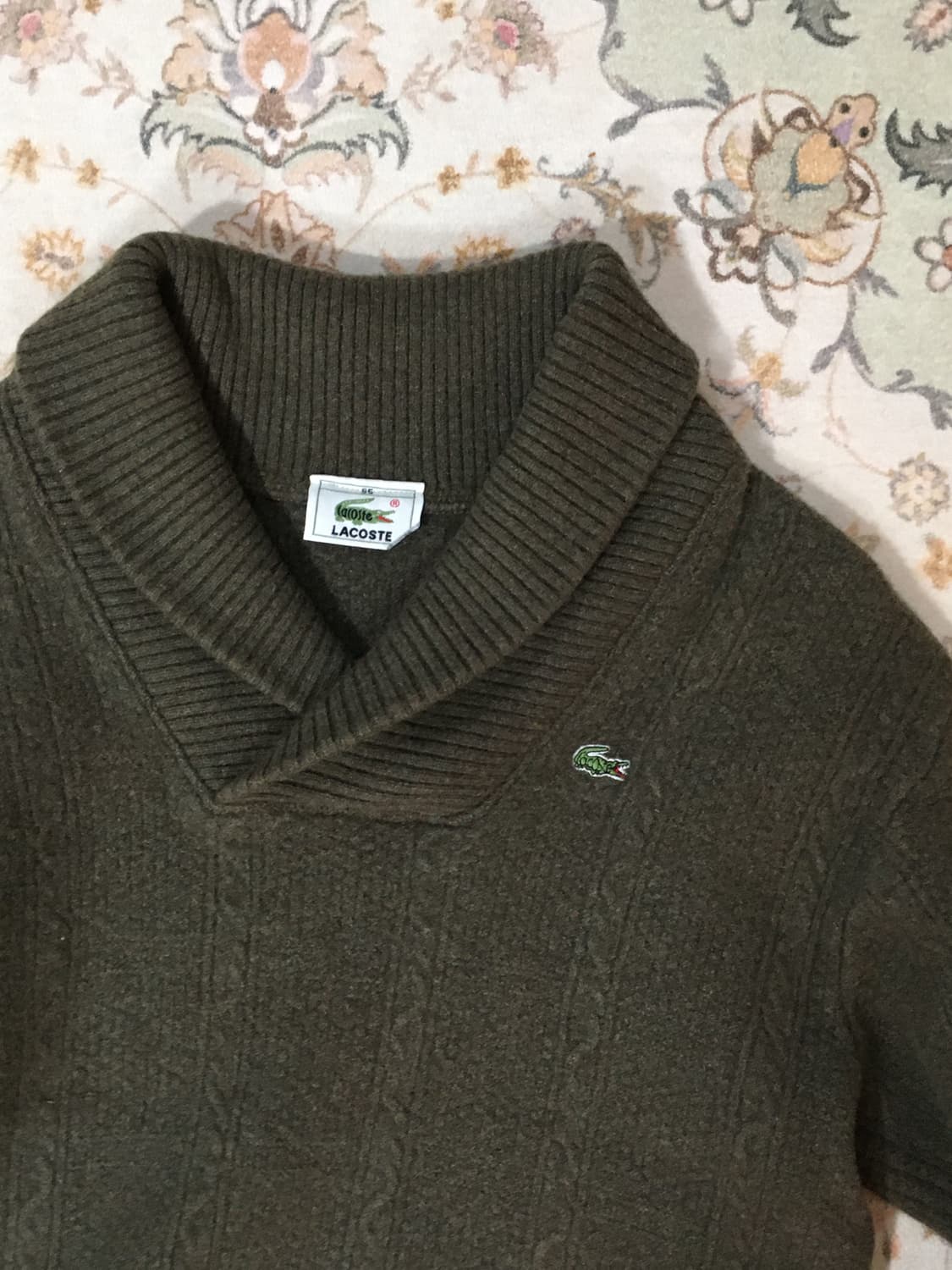 라코스테 카키 울 니트 상품이미지4