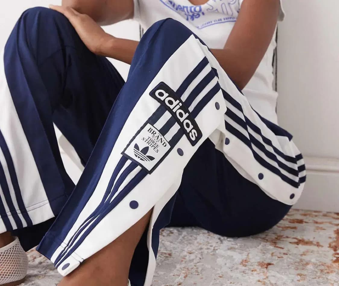 아디다스 네이비 스냅버튼 트랙팬츠 상품이미지7