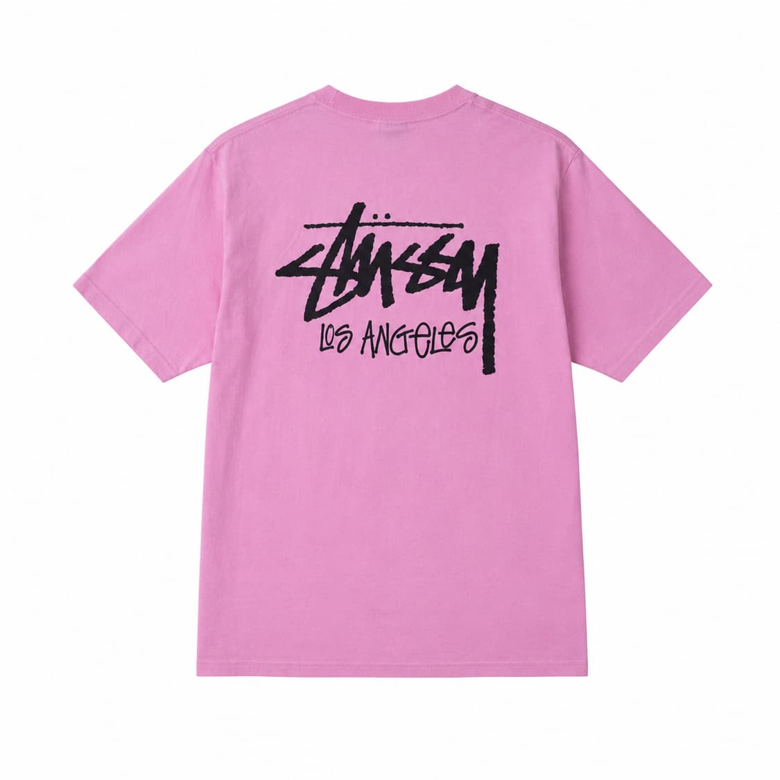 스투시 스톡 L.A 티셔츠 핑크 상품이미지2