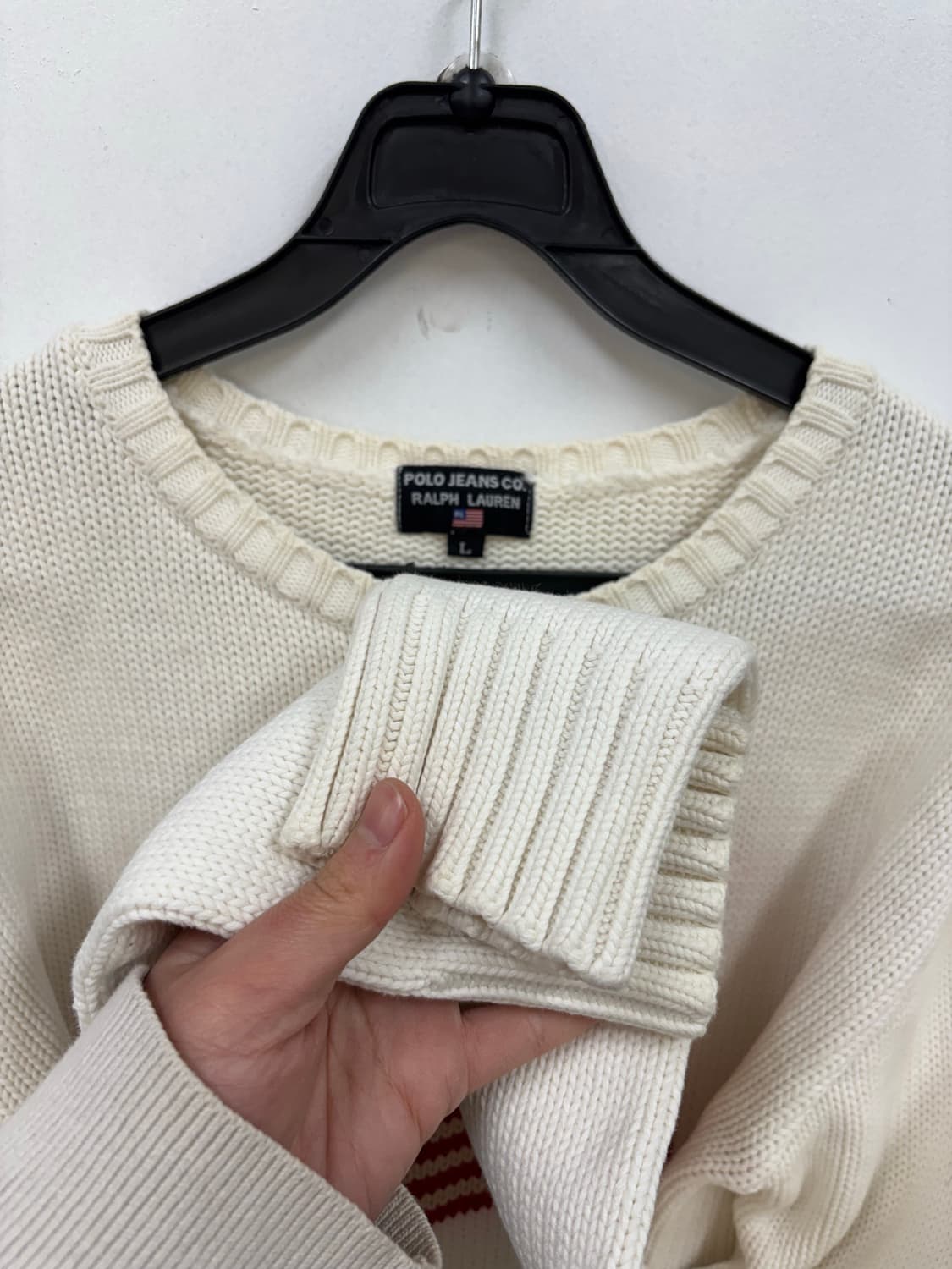 폴로랄프로렌 진스 성조기 울 니트 상품이미지4