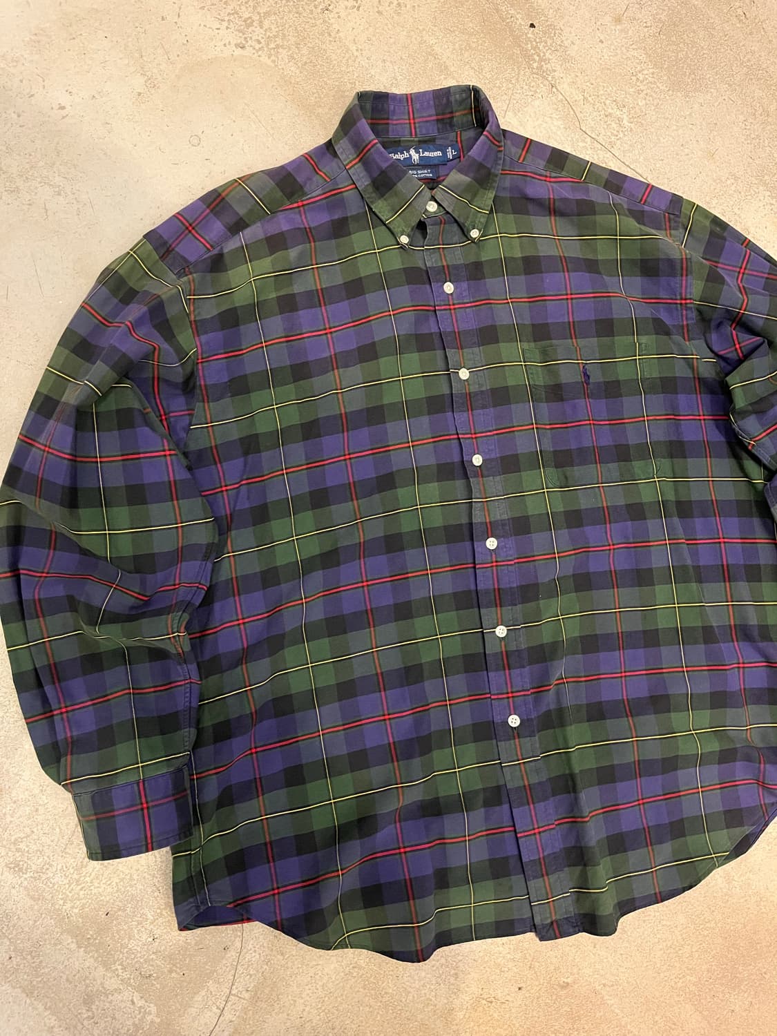 빈티지 랄프로렌 폴로 빅셔츠 상품이미지1