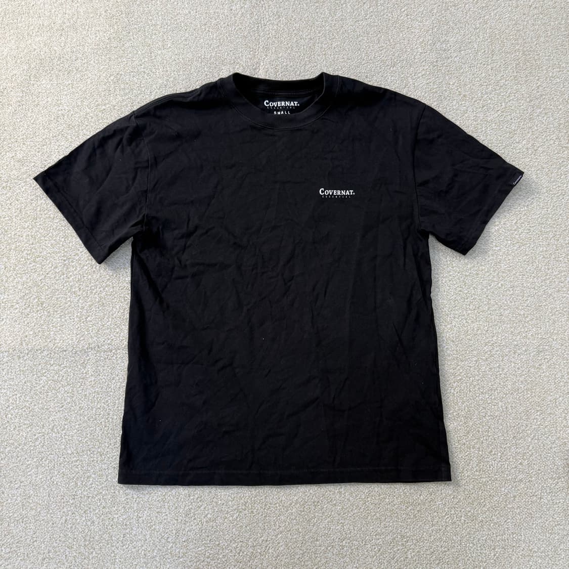 S 커버낫 블랙 반팔티 0209T 상품이미지1
