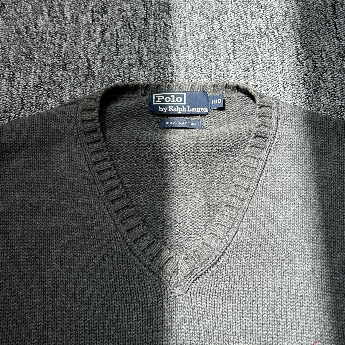 폴로 랄프로렌 차콜 니트 베스트 상품이미지4