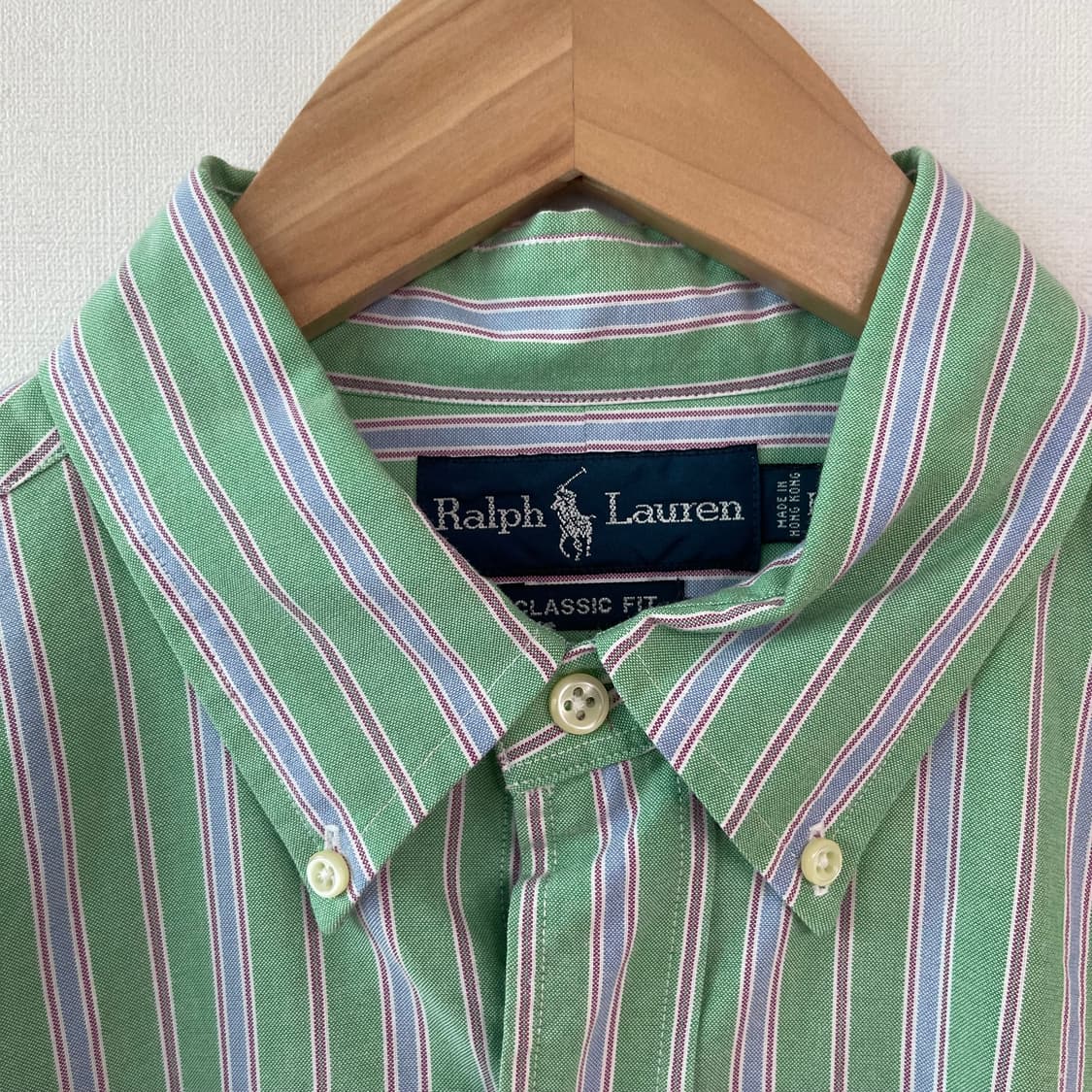 폴로 그린 스트라이프 옥스퍼드 셔츠 110 상품이미지7